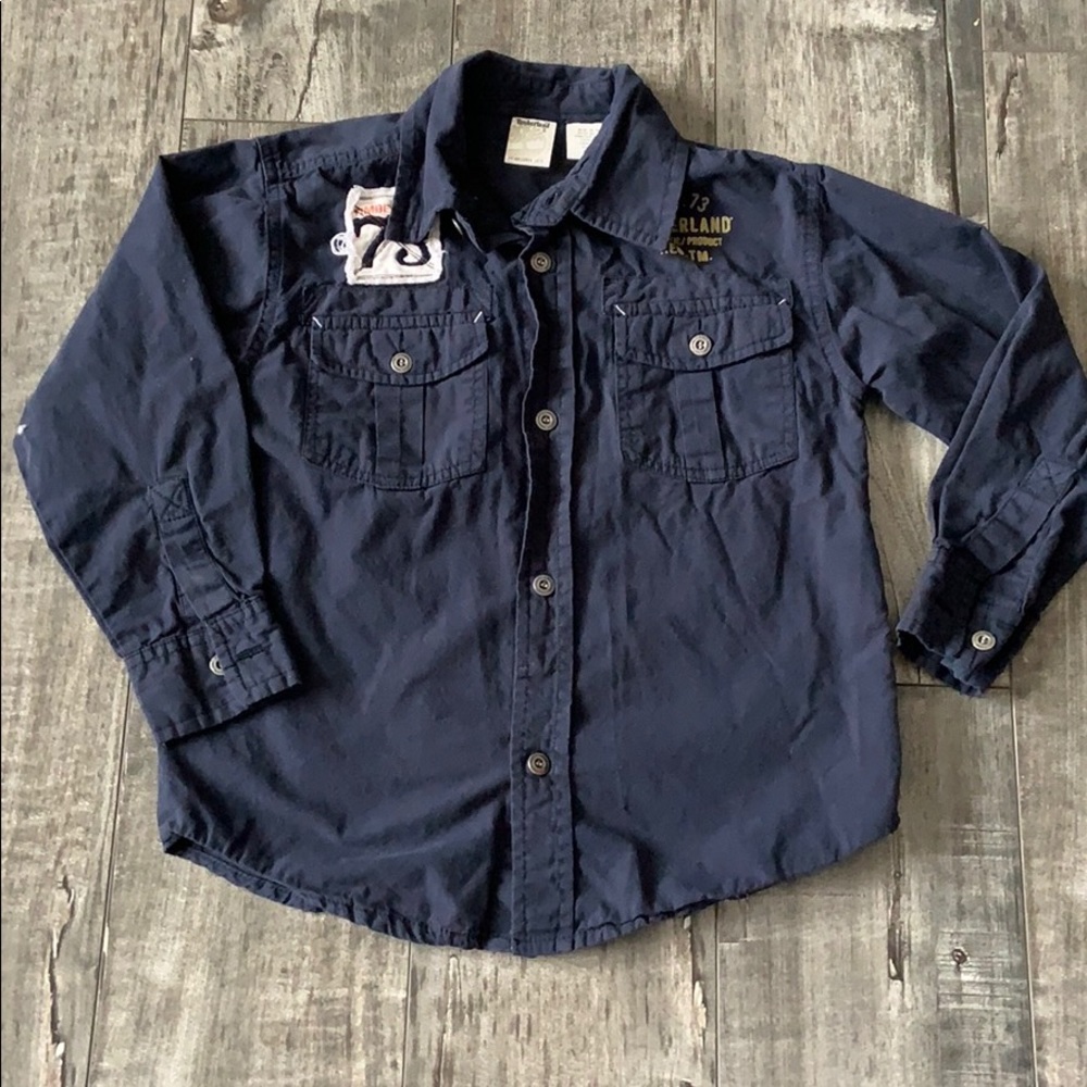 Timberland kids size 6 long sleeve shirt